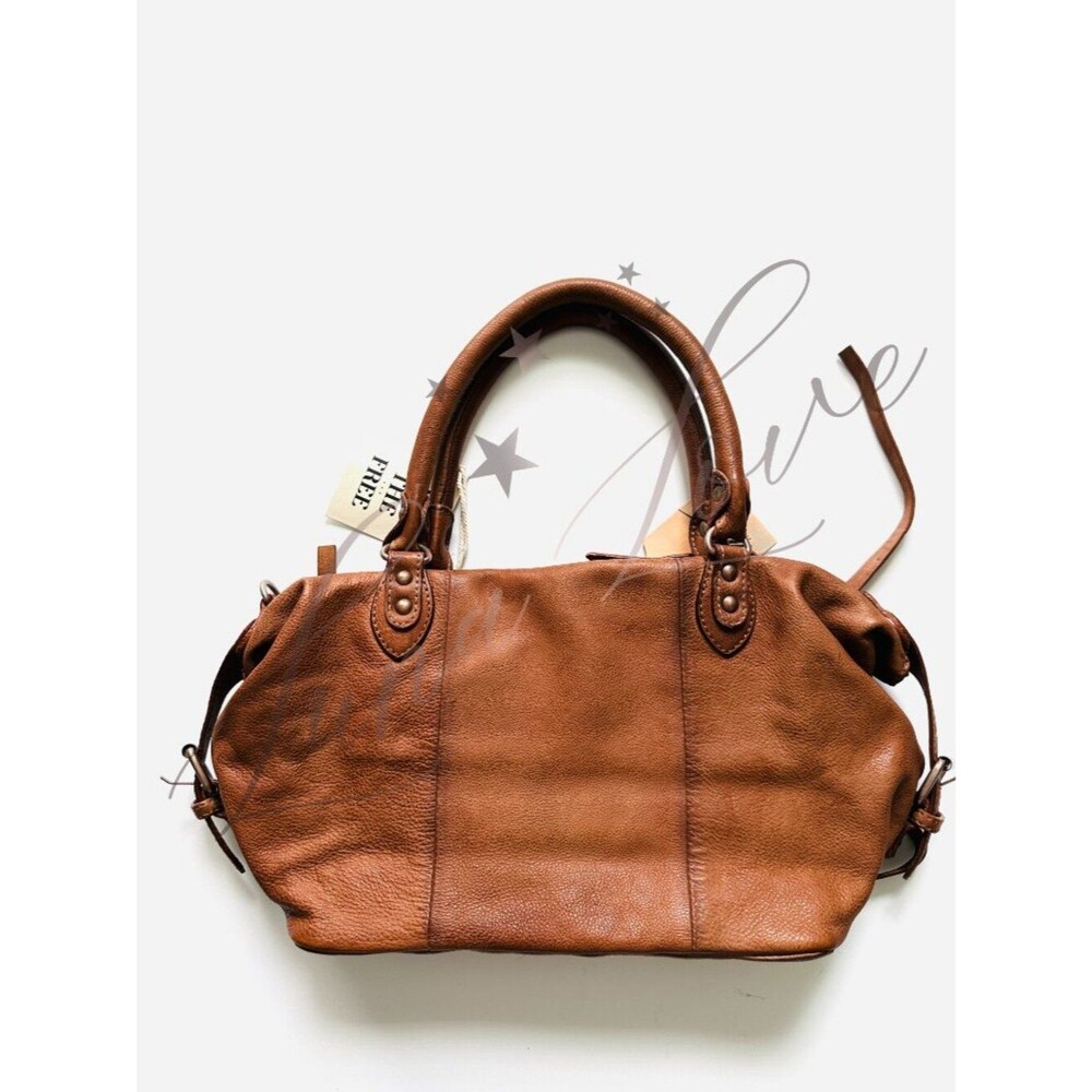 FREE PEOPLE We The Free Baby Emerson Tote Bag In 🔥 Saddle 🔥 NWT - Picture 9 of 12